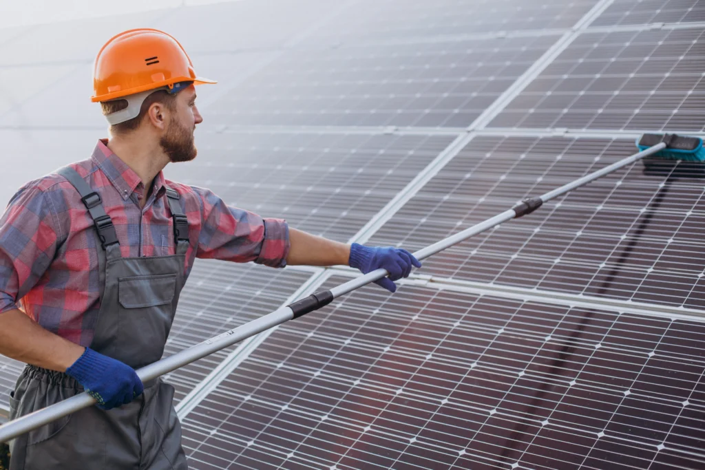 amc solar panel cleaning